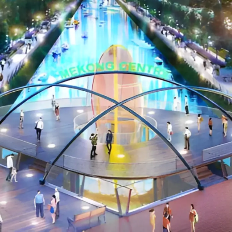 DỰ ÁN: ĐÀI PHUN NƯỚC KHU ĐÔ THỊ MEKONG CENTRE