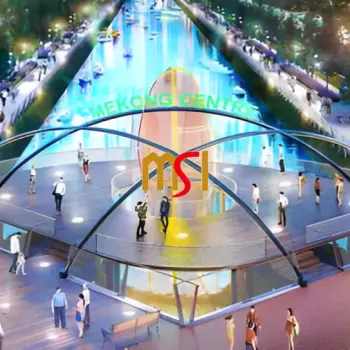 DỰ &Aacute;N: Đ&Agrave;I PHUN NƯỚC KHU Đ&Ocirc; THỊ MEKONG CENTRE